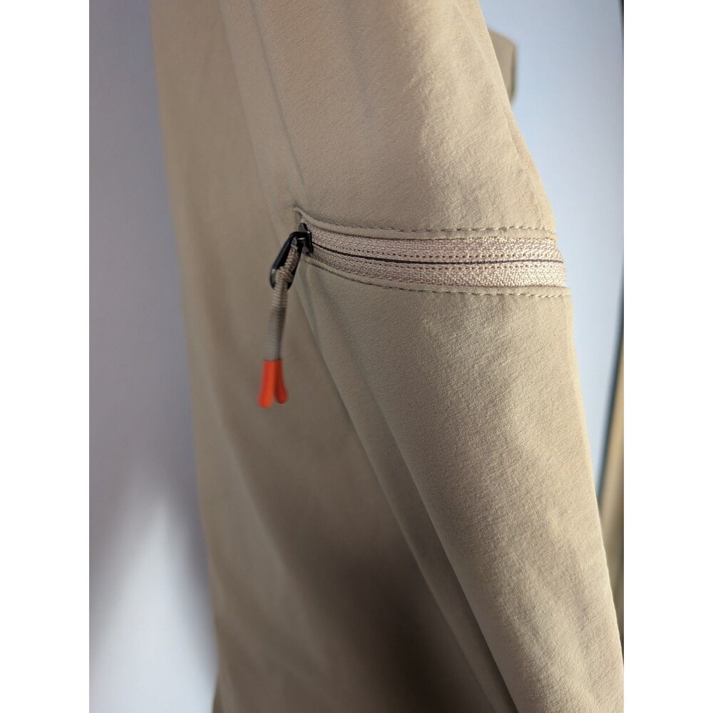 Orvis Jackson Quick Dry Pants Mens 44/32 Tan Nylon Blend Stretch Zip Pockets - Picture 8 of 15